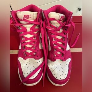 Women’s Pink Nike High Top Dunks